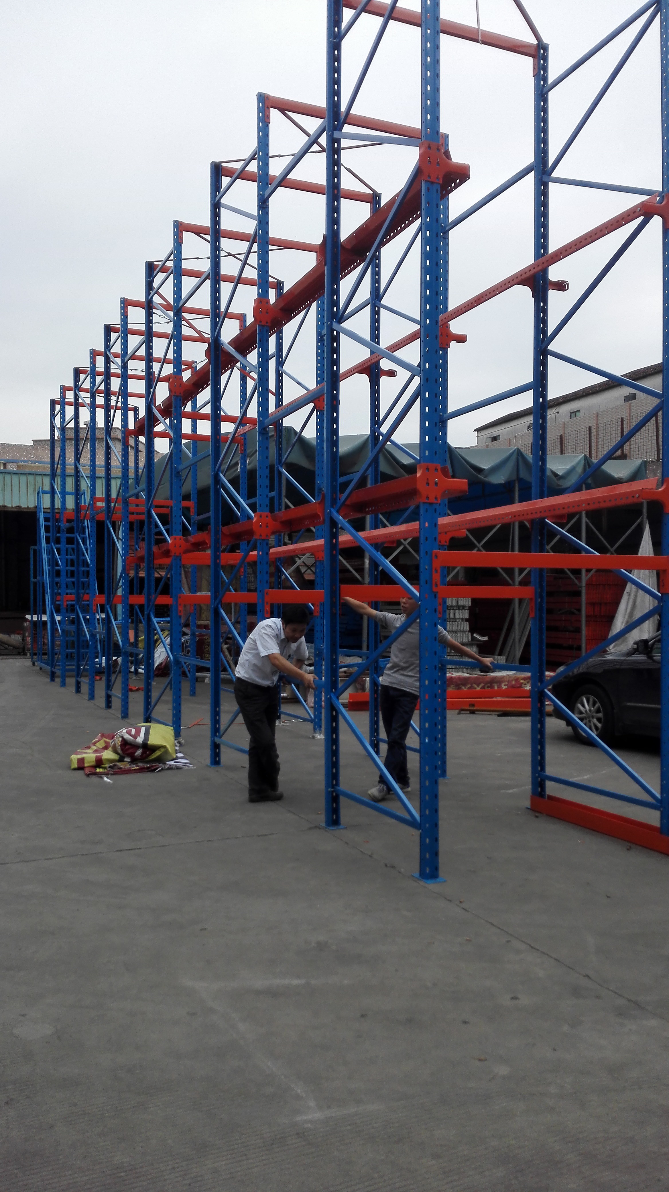 1000-3000kg Per Layer Capacity Warehouse Heavy Duty Power Pallet Rack