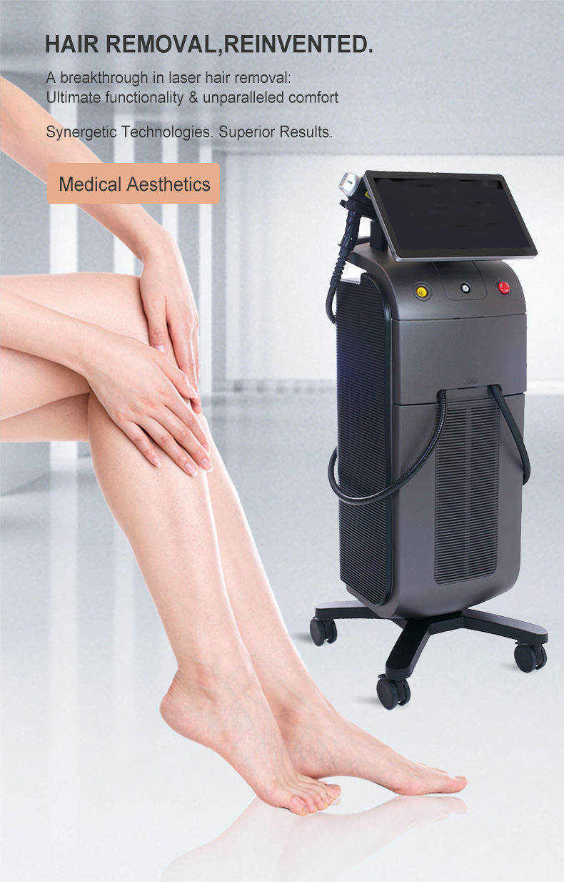 Lightsheer Diode Laser Hair Removal Machine 1064nm 755nm