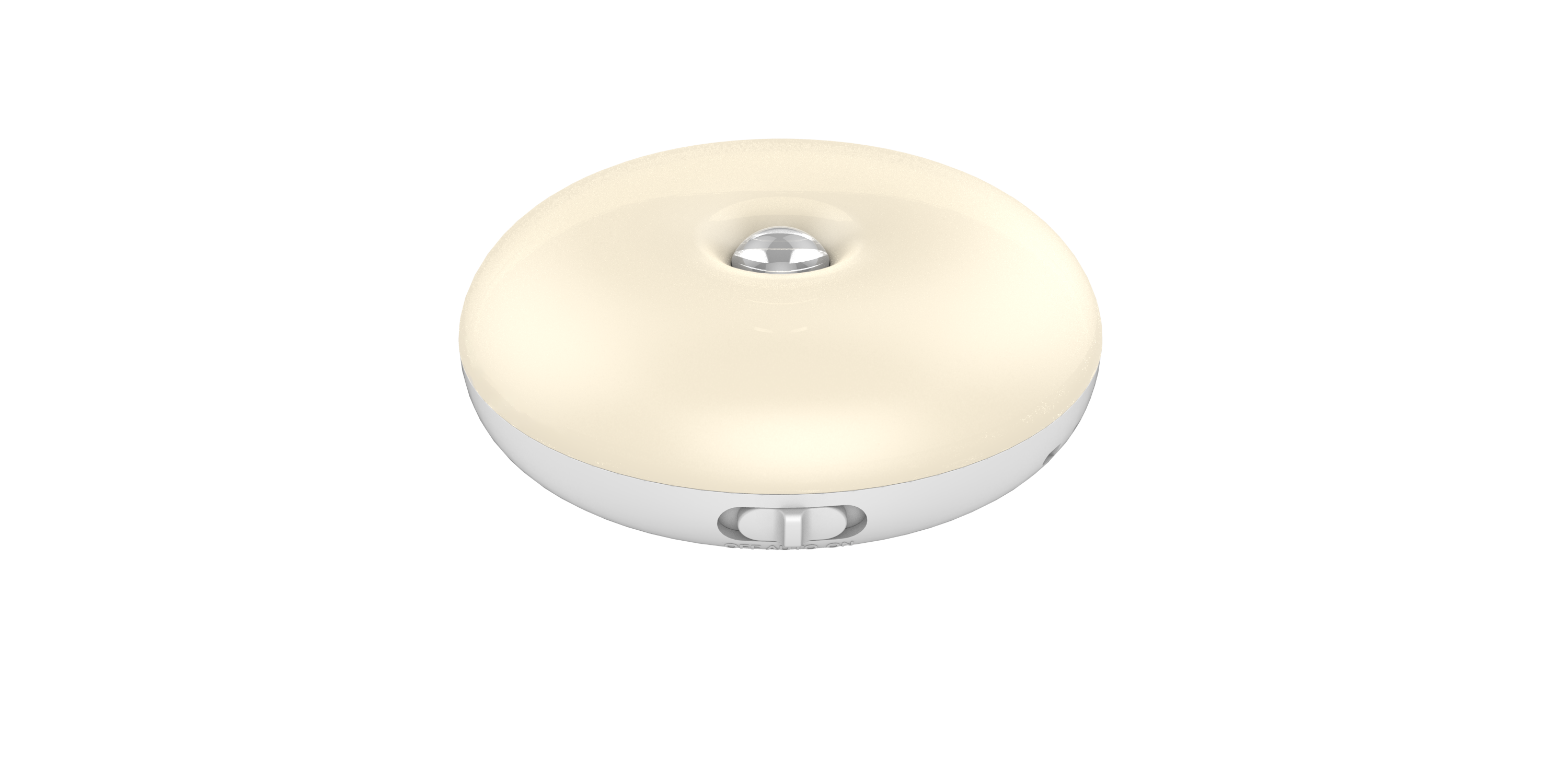 ABS Wireless 0.6W 3LEDs USB Rechargeable Motion Sensor Light
