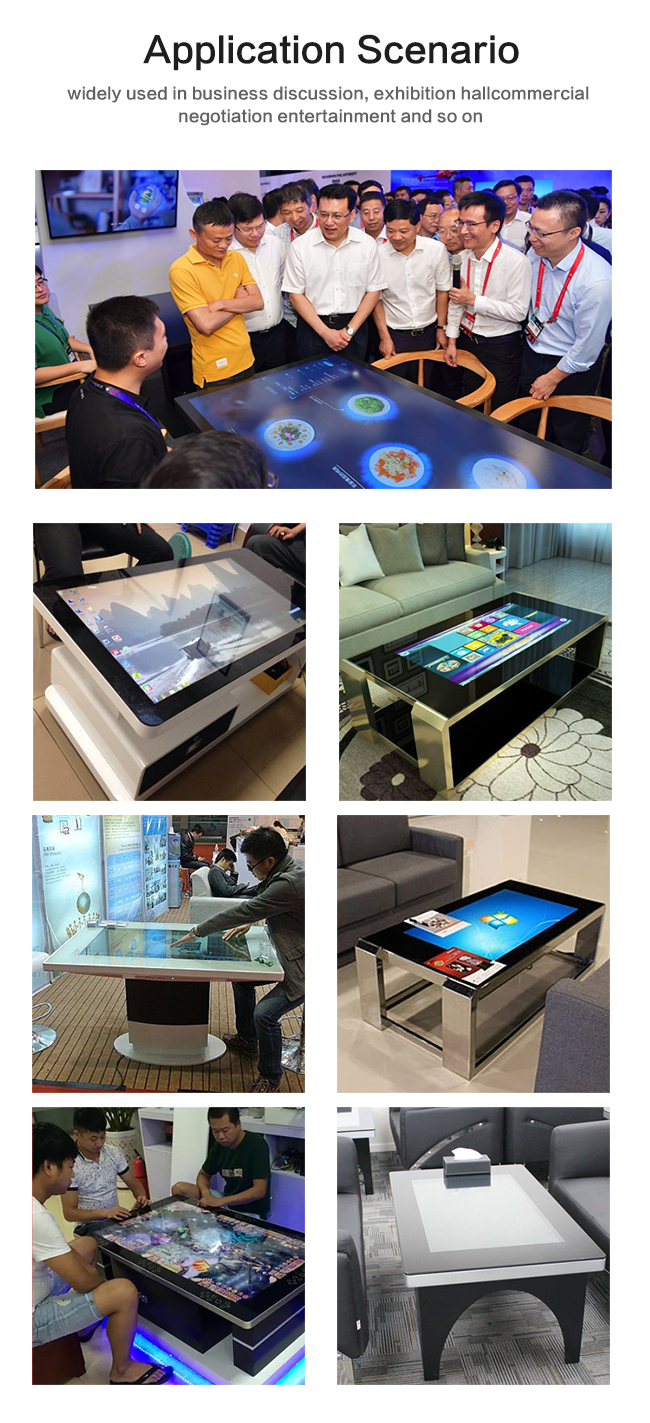 T-shaped Lcd Interactive Restaurant Smart Home Products Android Touch Screen Multi-function Table Computer