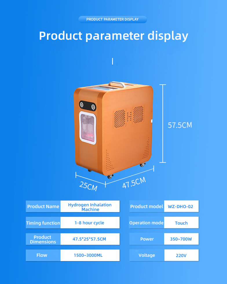 Elderly Hospital Hydrogen Inhalation Machine Relieve Muscle Fatigue Use 3000ml WEIZI