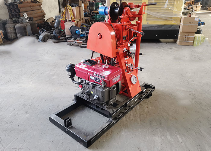 208kg 5.7kw Borehole Portable Water Well Drilling Rig For Shallow Well