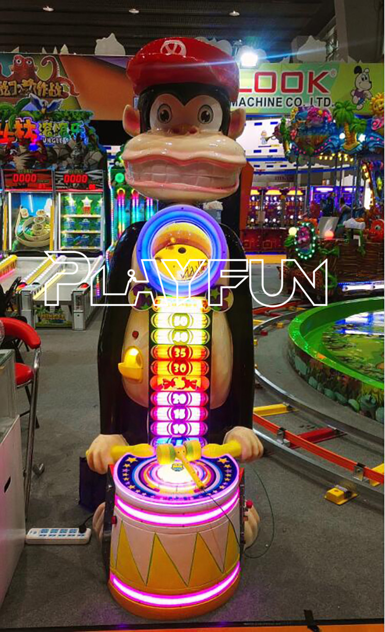 Playfun Monkey hammer skill Game redemption tickets game machine