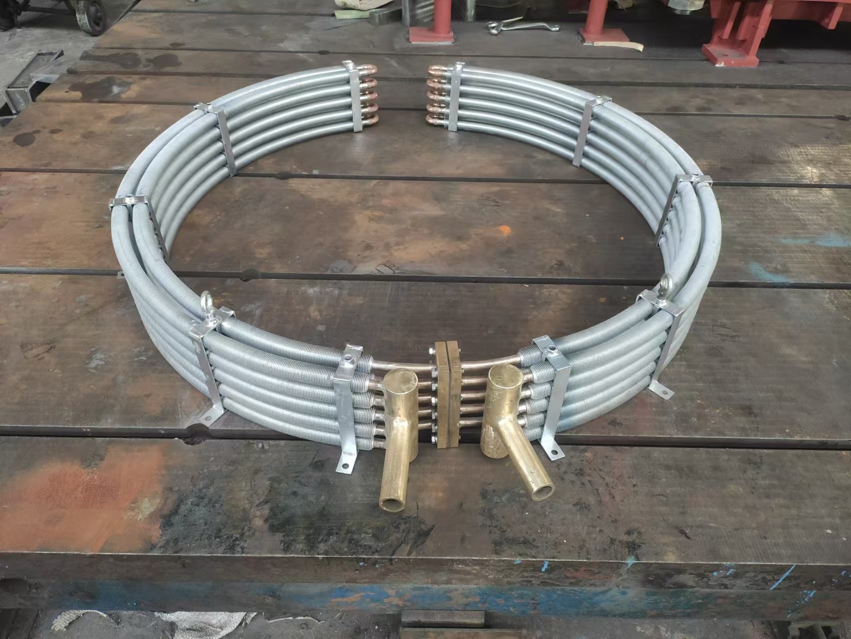 Customized Wall Mounted Speed Range 150RPM-1000RPM Hydro Turbine Oil Coolers Units 10-50 Kg