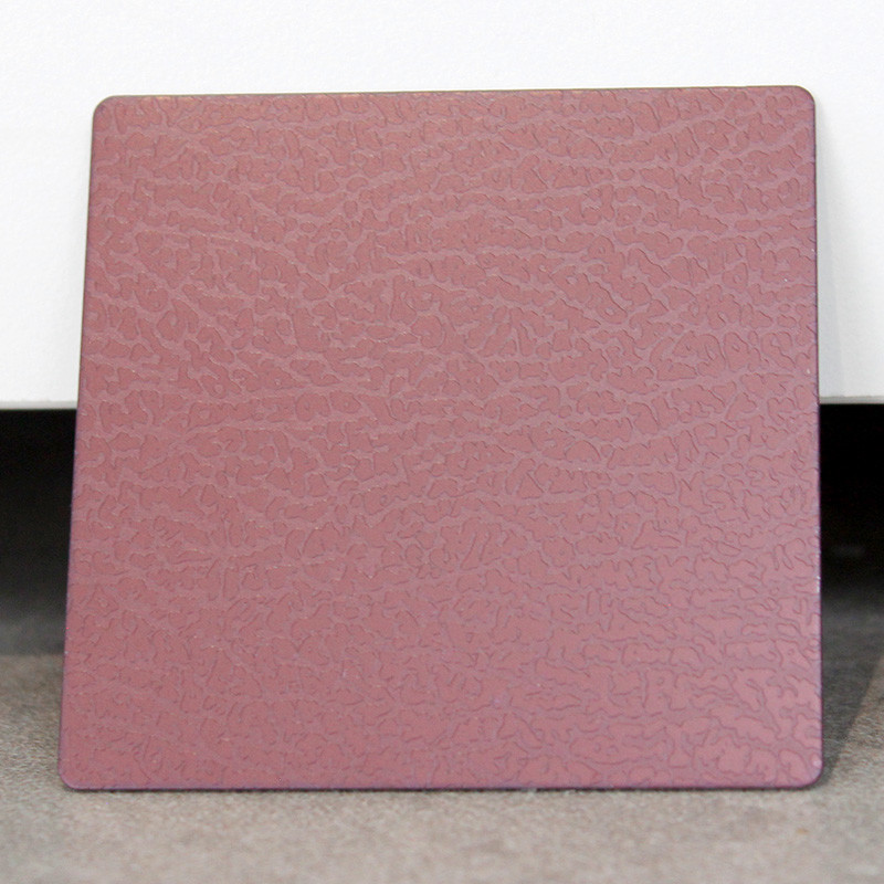 Embossed Textured Metal Sheet with Concave-Convex Pattern Customized 304 High Resolution Stainless Steel Texture