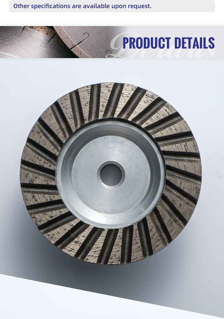 Cup-Shaped Diamond Cup Wheel for Angle Grinder Grinding Stone Marble Granite and Concrete