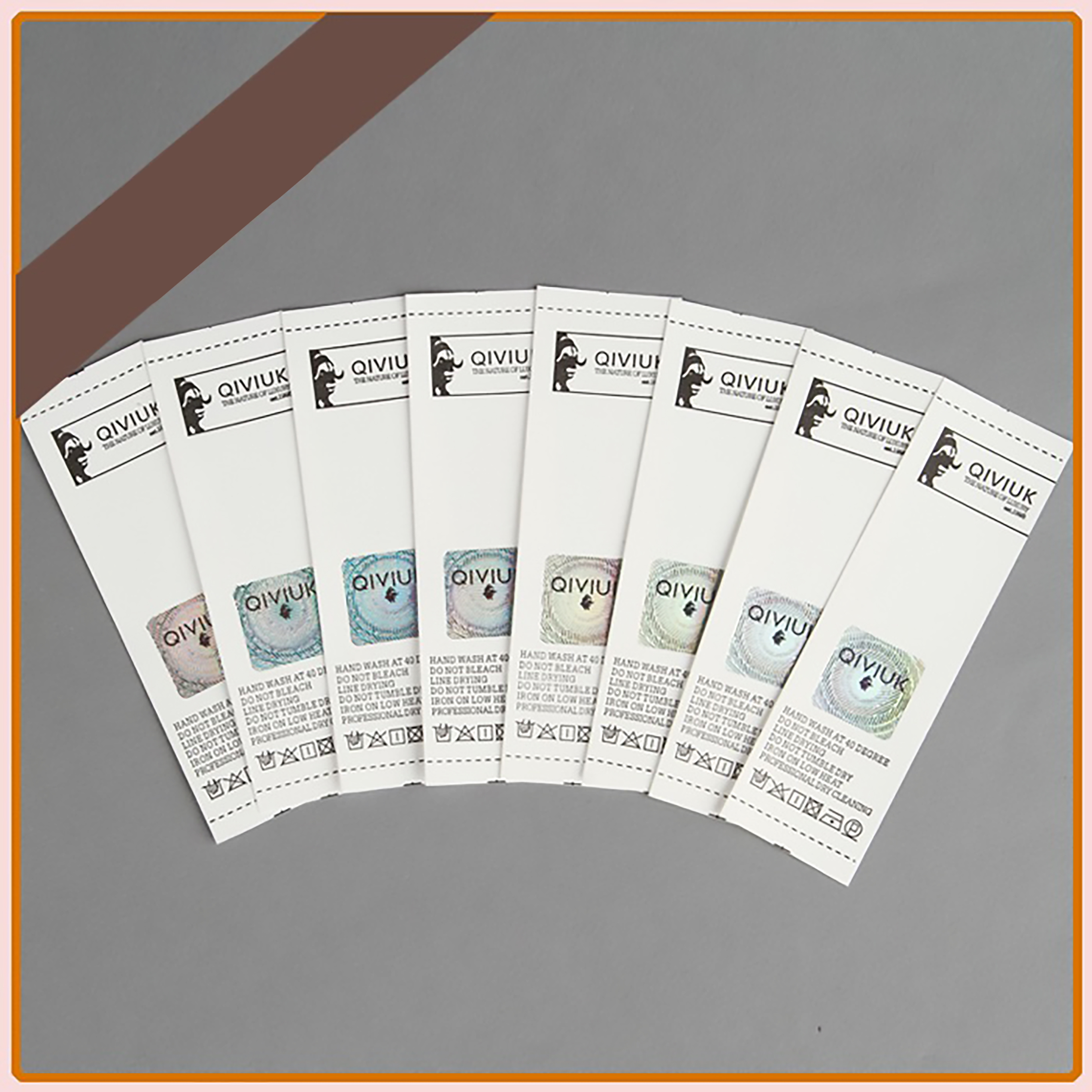 Custom Personalized wash label for clothing Bags Shoes heat press clothing label Top OEM Customized fabric label for clothing