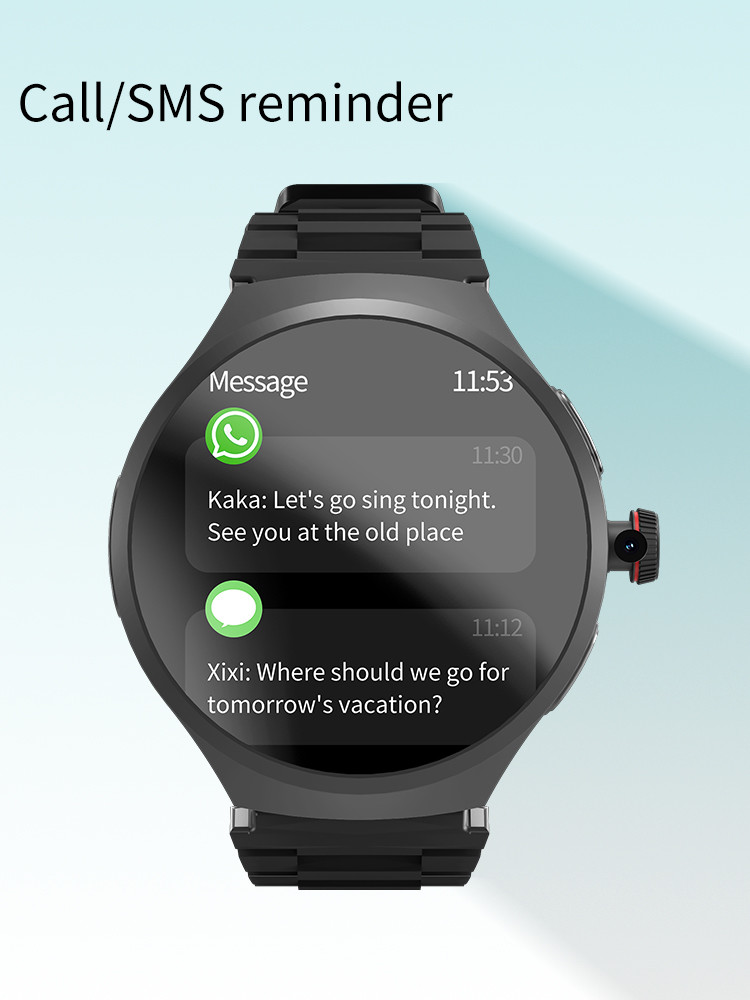 2025 NEW VP50 Smartwatch 4g/5g Sim Card Android 10.0 System 180° Pull Out Camera