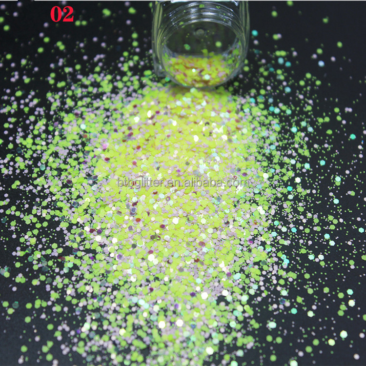 1 Color Print Method Manufacture Spring Nails Glitters Nail Ready for Shipping to Indoor Christmas Decoration