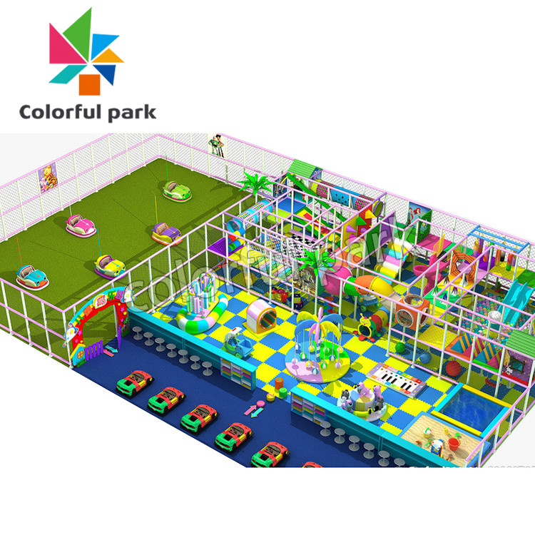 LLDPE Plastic Soft Indoor Playground Anti UV Anti Static Stainless Steel Springs