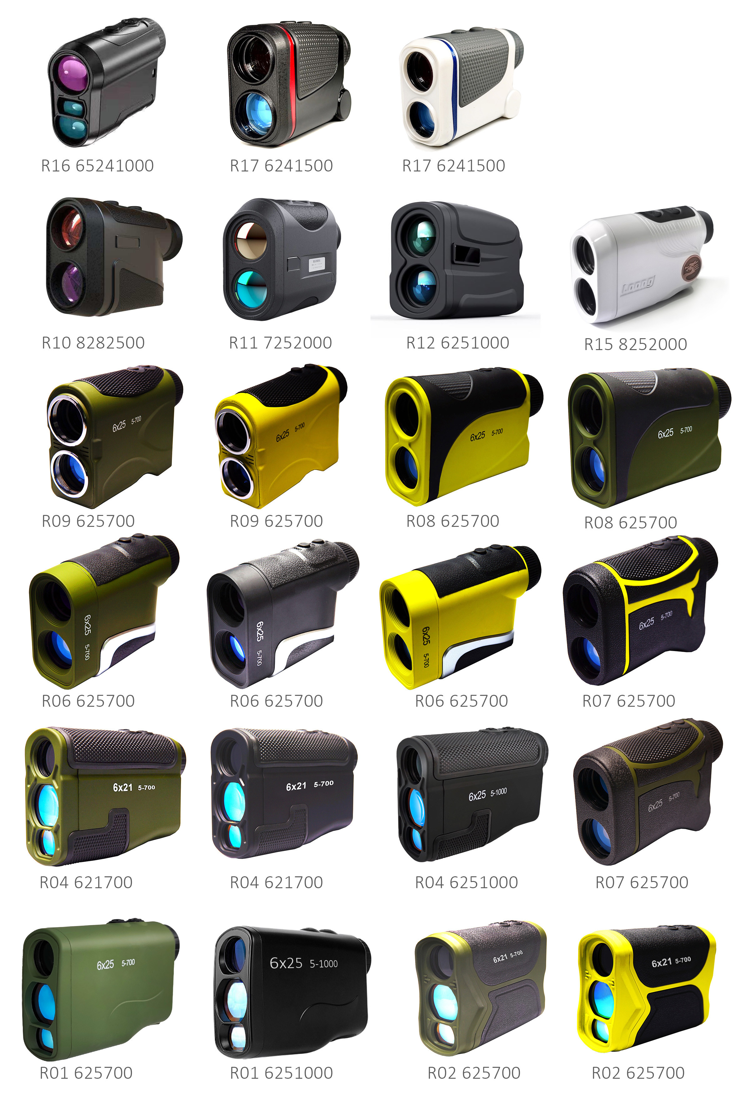 R19 Laser Rangefinder Golf & Hunting 6X25 With Accurate Slope Function Pin Seeker