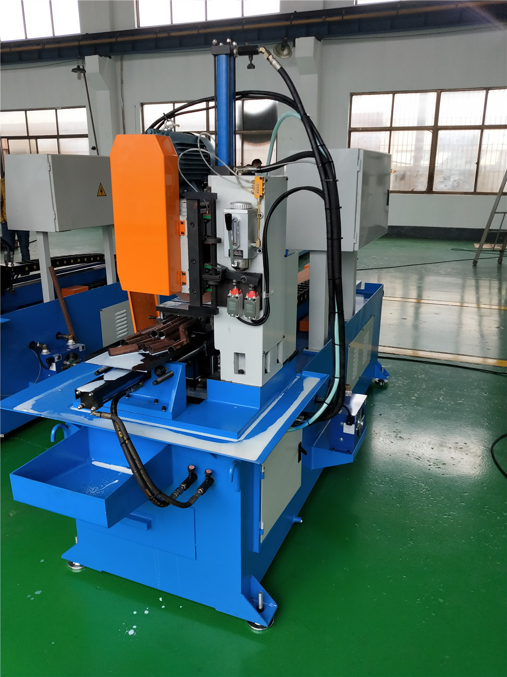 Electrical Copper CNC Pipe Bending Machine Automatic Feeding 4kw 1000mm