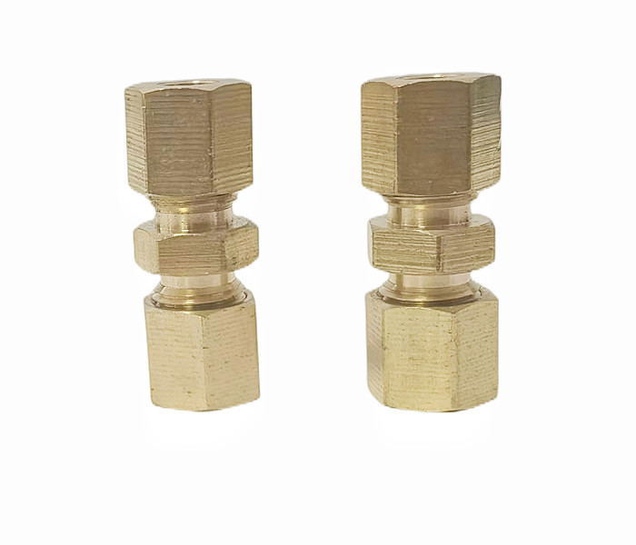 3/8'' X 3/8'' Brass NPT Compression Union Pipe Fittings Provide OEM Services