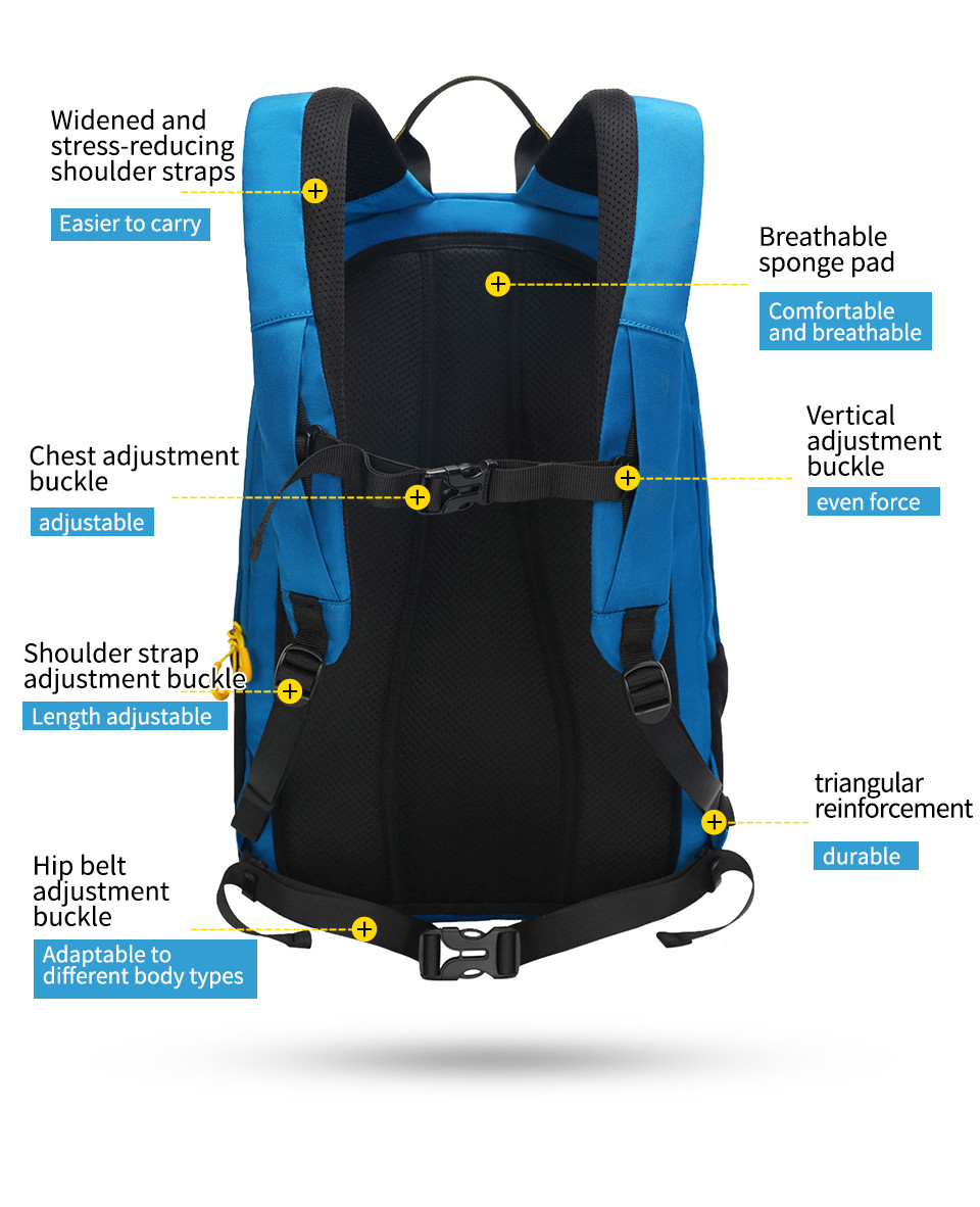 T-B9280 New Trending Waterproof Hiking Backpack Mountaineering Bag With Reflective Strip