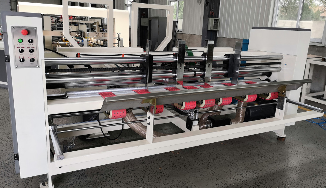 Automatic Cardboard Paperboard Machine For Corrugated Box Folding Stitching