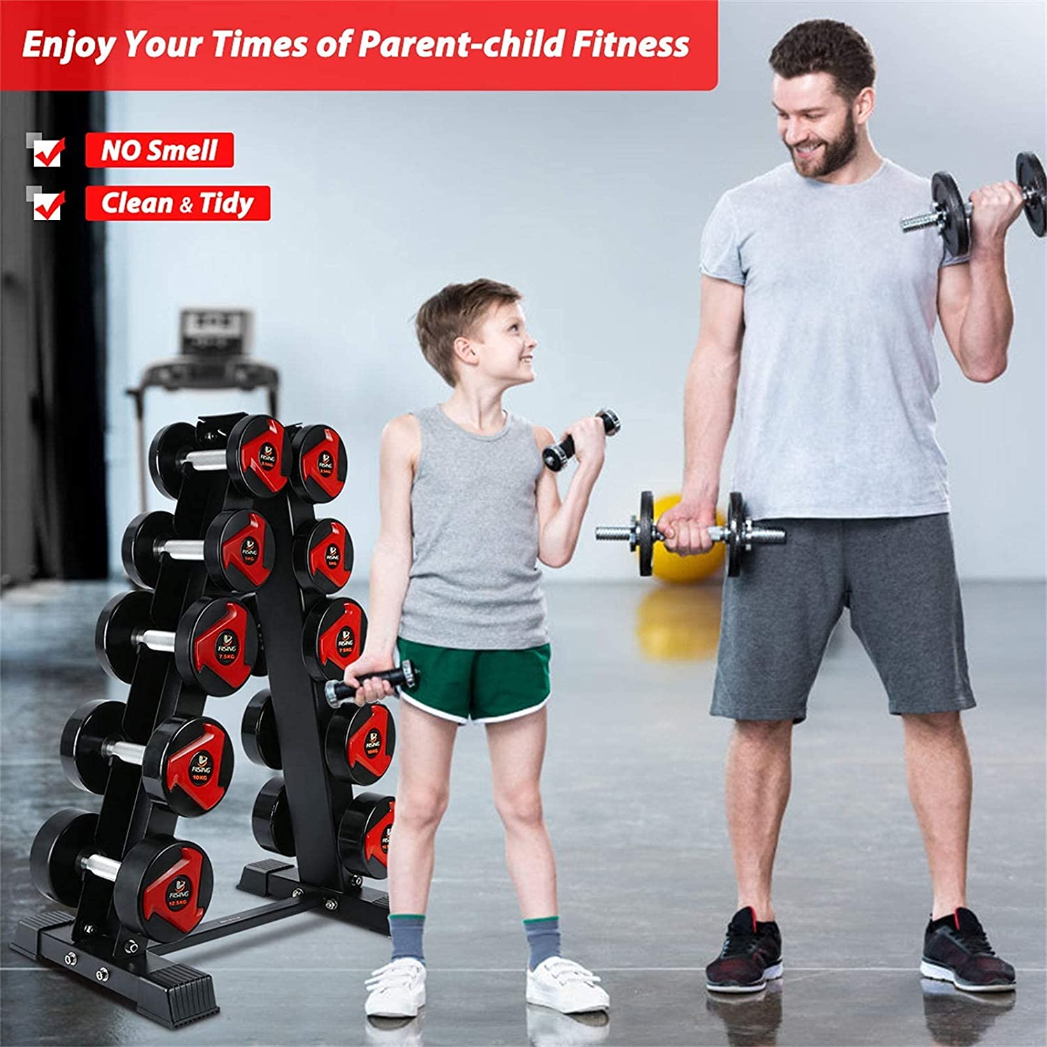 A Type Dumbbell Rack Home Gym Equipment Free Wights Racks