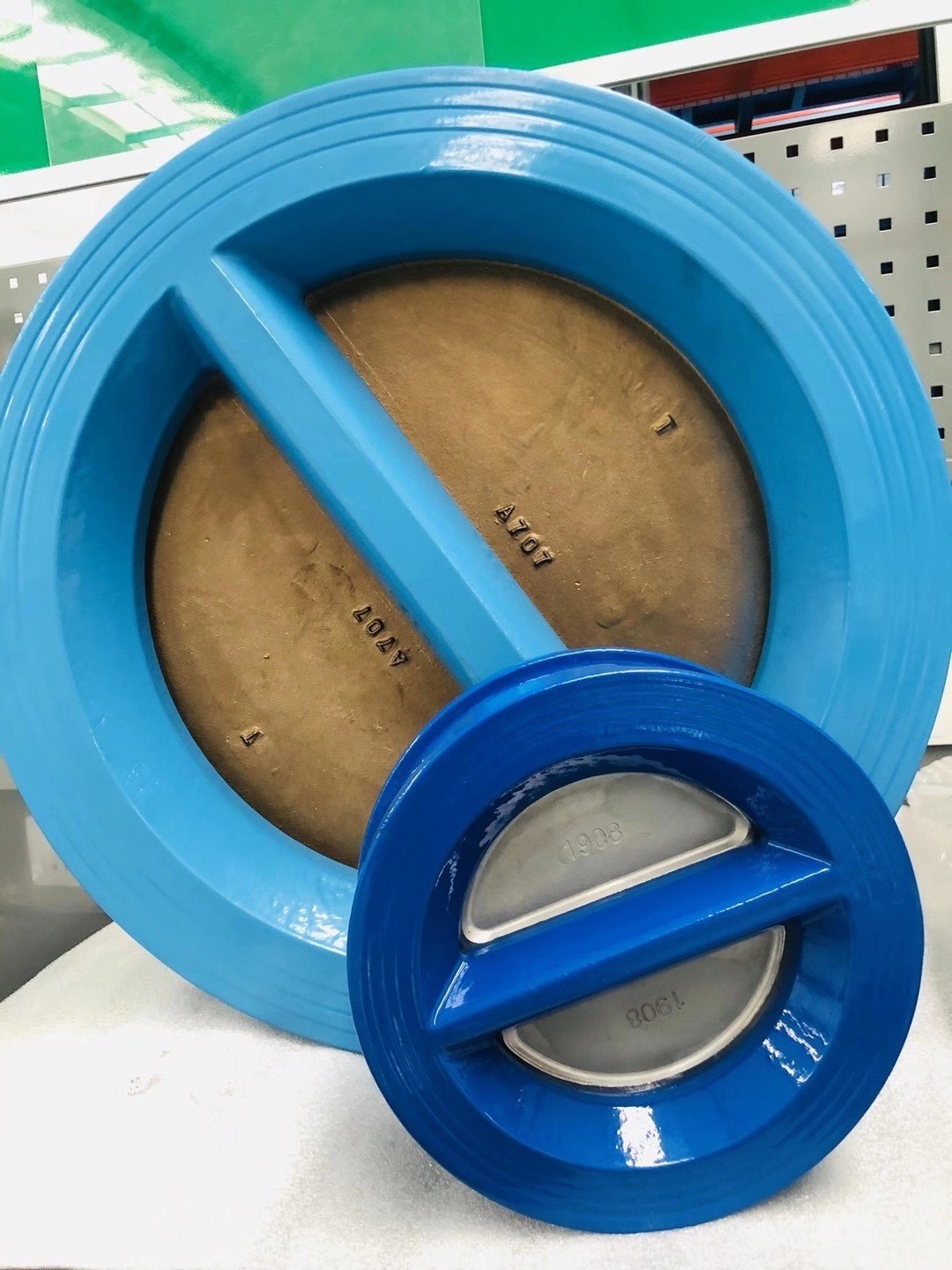Ductile Iron Stainless Steel SS304 CF8 pn16 bs din swing Duo Dual check valves Wafer Butterfly Non-ReurnWCB Carbon Steel