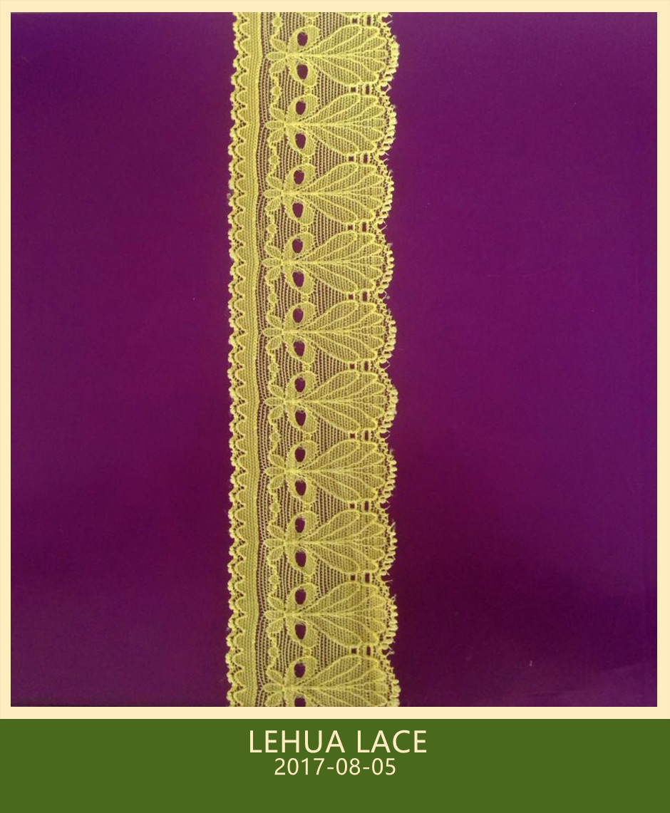 Hot Selling and nice quality Nylon Spandex Stretchy Brazil Lace from China
