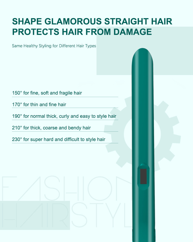 1 Inch Flat Iron Hair Straightener PTC / MCH heater for Salon