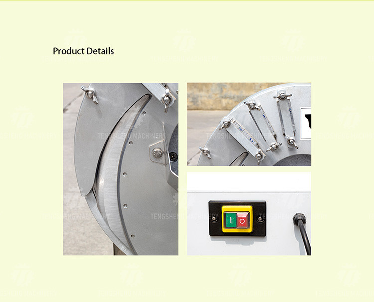 100KG/H Vertical Ginger Plantain Cutting Machine Multifunctional