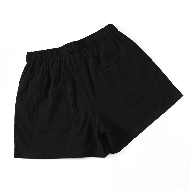 Oem Factory Manufacturer Custom Logo shorts spring new style high waist lace-up elastic sports pants