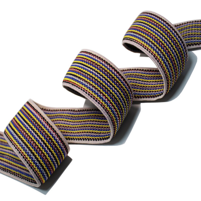 Rubber Resistance Polyester Elastic Webbing Fitness Elastic Tension Rope
