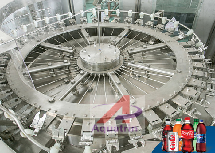 2.2kw 24000BPH Soft Drink Filling Equipment Dia 50mm Beverage Bottle Filling Machine