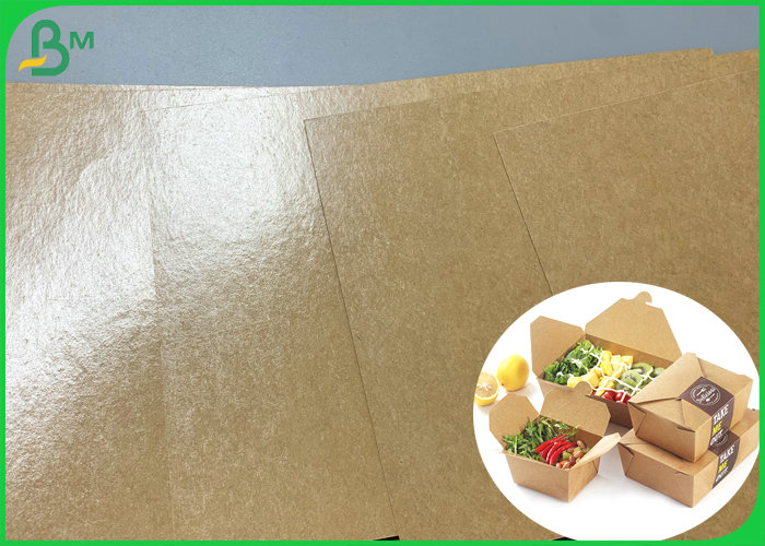 250g Natural Food Grade Brown Kraft Paper Roll For Salad Box 70cm x 100cm