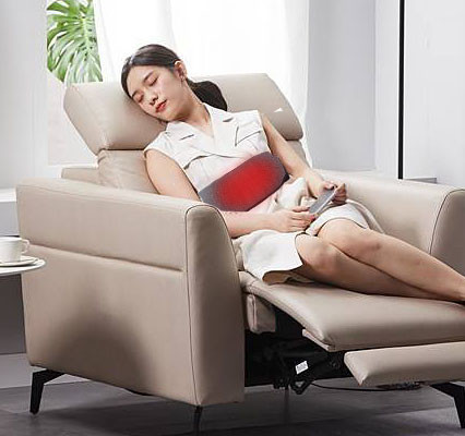 USB Infrared Heating Waist Belt For Pain Relief , Ultralight Waist Wrap Heating Pad
