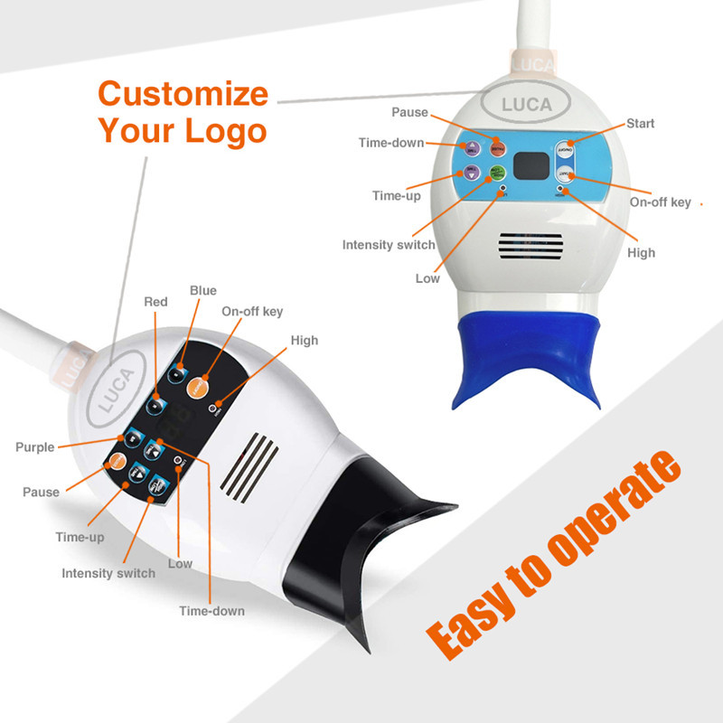 Dental Teeth Whitening Machine Lamp Tooth Blue LED Cold Light Source Professional Teeth Bleaching Machine