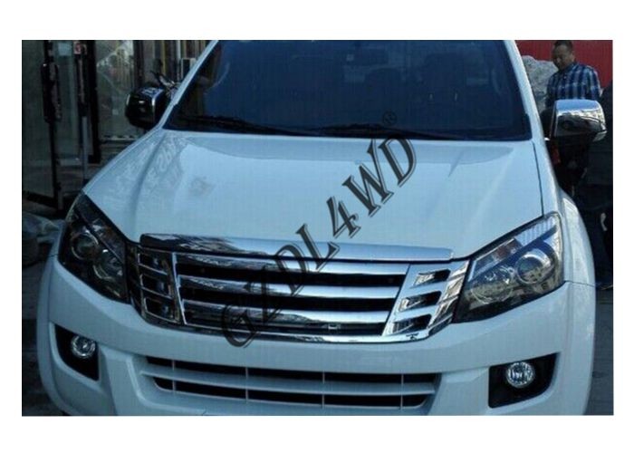 Silver GZDL4WD 4x4 Car Front Grill Isuzu Dmax Accessories 2012 2014