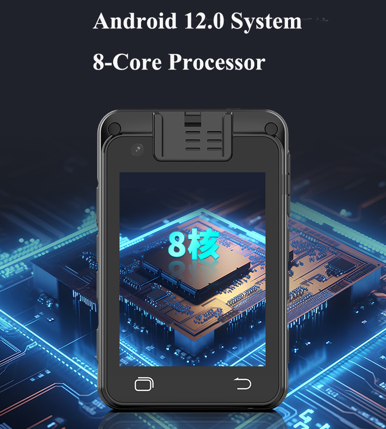 4G Definition Police Body Camera With 32GB Storage GPS Tracking And Bluetooth Connectivity