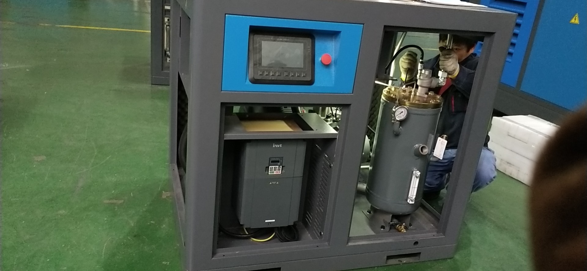 Permanent Magnetic VSD Screw Air Compressor Super Energy saving screw air compressor