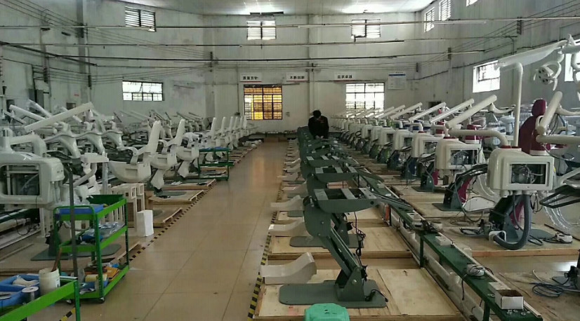 CX-2311(18) Foshan Chuangxin Supply Dental Chair Unit With ceramic cuspidor