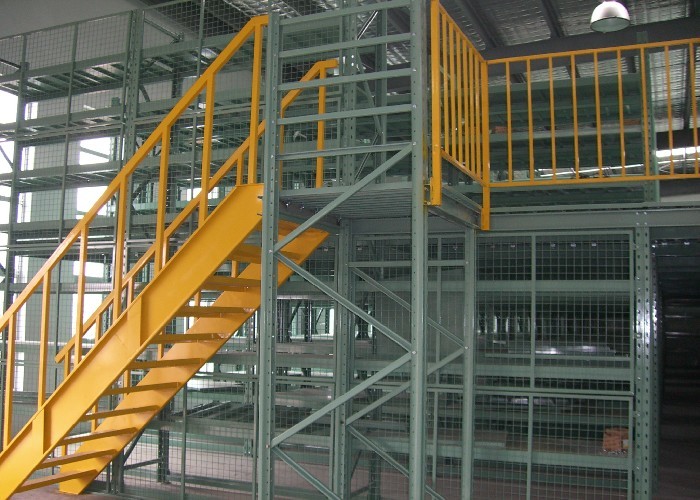 Warehouse Storage Multi Tier Mezzanie Rack , Load Capacity 300 - 1000kg
