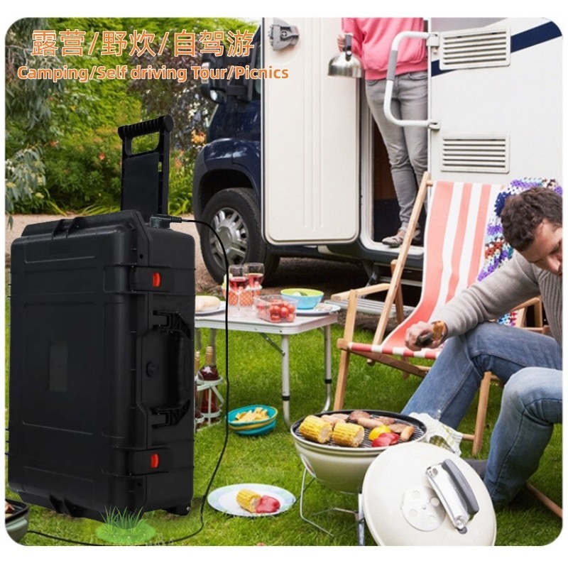 Portable Trolley Box Mobile Outdoor Power Bank 220V 5000W 3000W 2000W