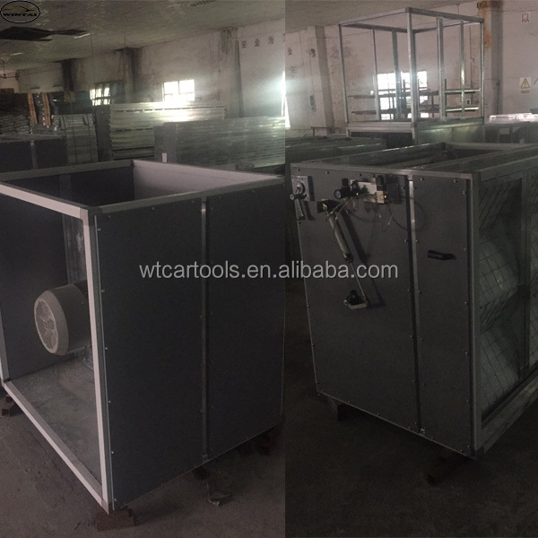 30m Industrial Paint Booth Customizable 380V Diesel Heating For Bus Truck
