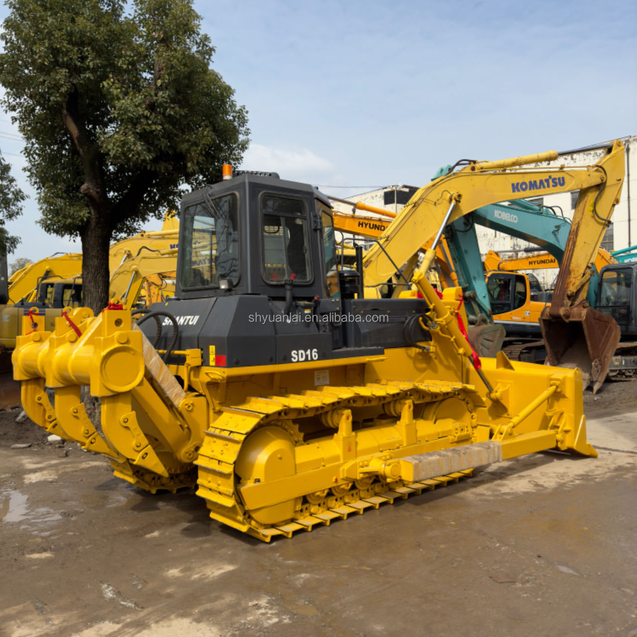 Used Shantui SD16 bulldozer original parts from China