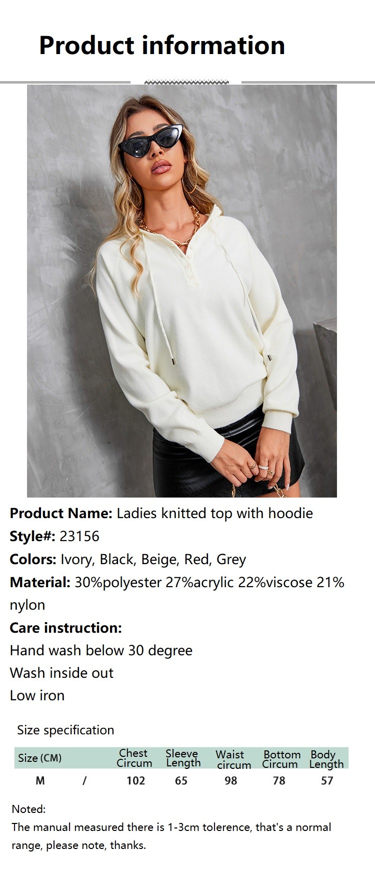 s Country of Origin Women s Sweaters in Ivory or Customization
