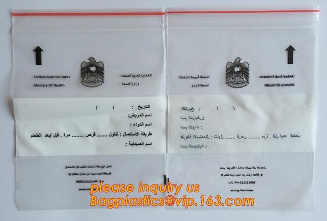 tablets pills packaging bag, poly medical dispenser k bag drug zipper bags reclosable bags, zipper bag medical min