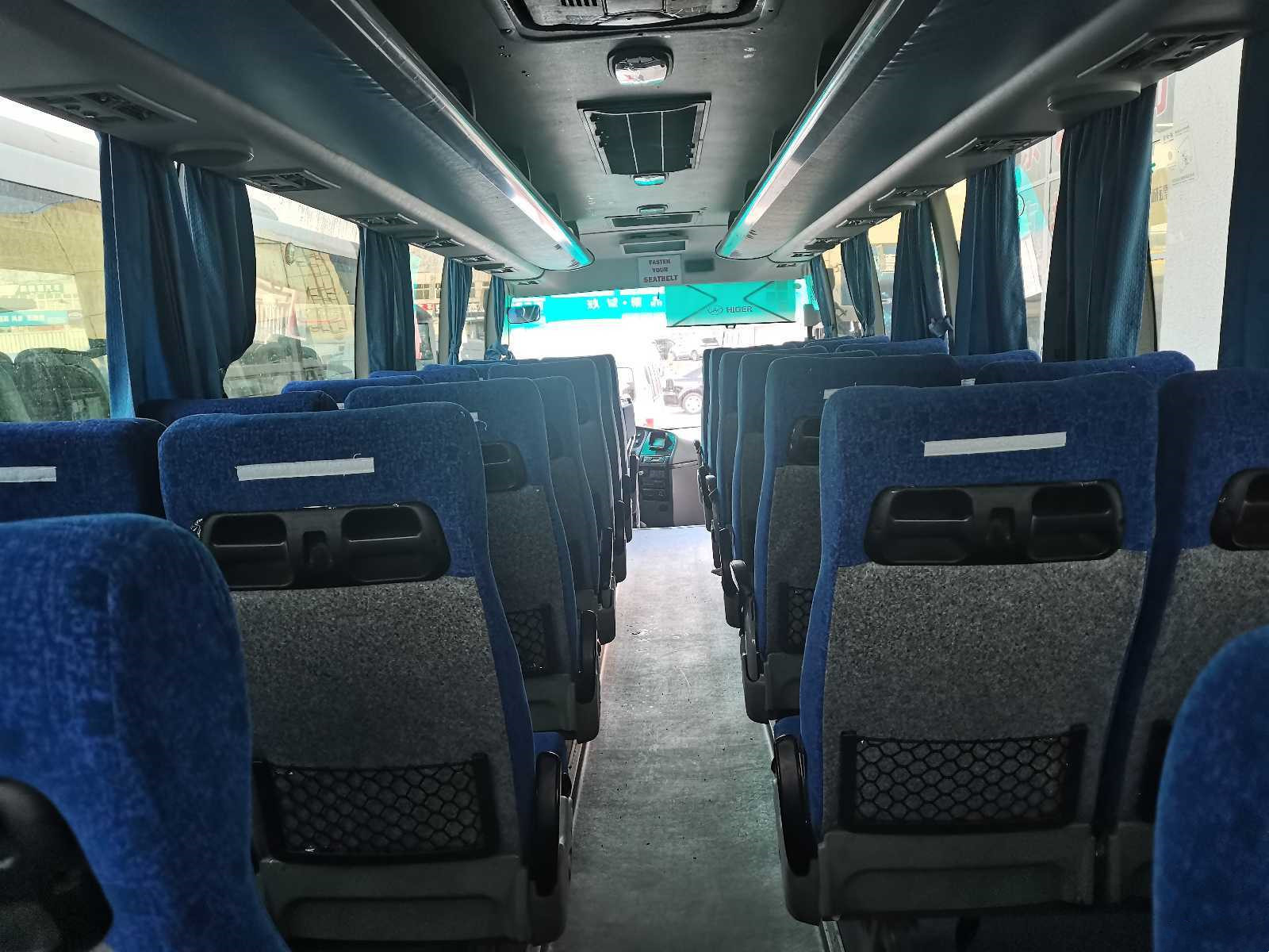 12m Luxury Used Coach Bus Higer Bus Parts 35seats Second Hand Passenger Bus