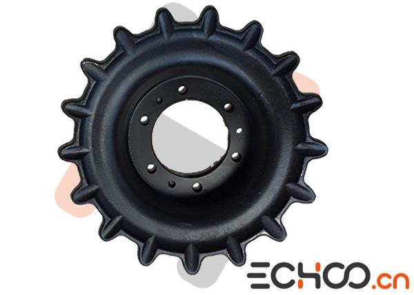 Quality 50Mn Black Compact Track Loader Undercarriage Parts Strong Pressure Resistant for sale