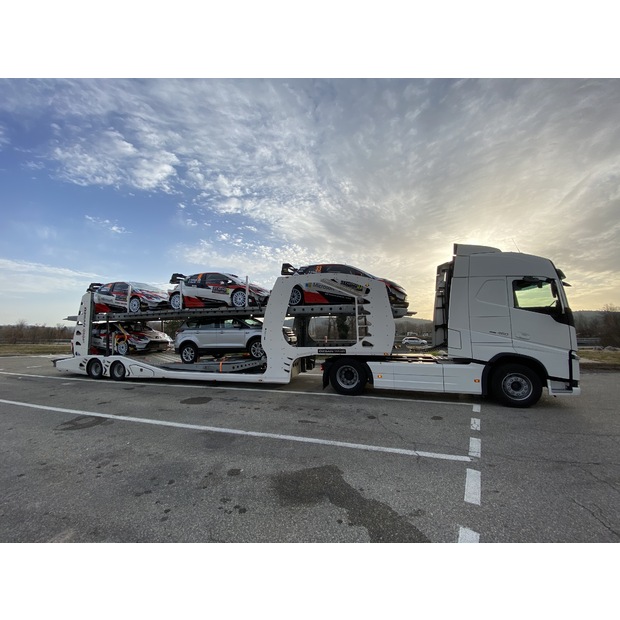 CIMC Factory Direct 2 Axle 6-8 Land Road Car Transport Semi Trailer