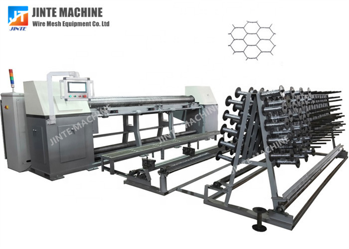 Cnc Straight And Reverse Twisted Gabion Mesh Machine