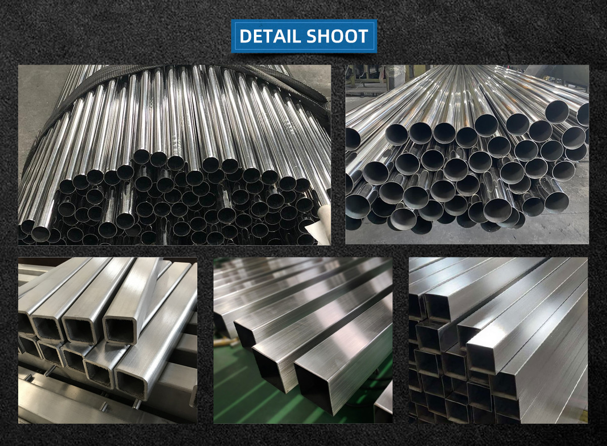 ASTM Welded Stainless Steel Pipe Tube AISI/JIS/DIN/EN 201 202 304 316 316L