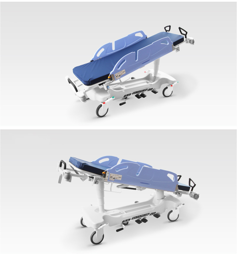 Factory Beautiful Hospital Medical Equipment Patient Transfer Trolley