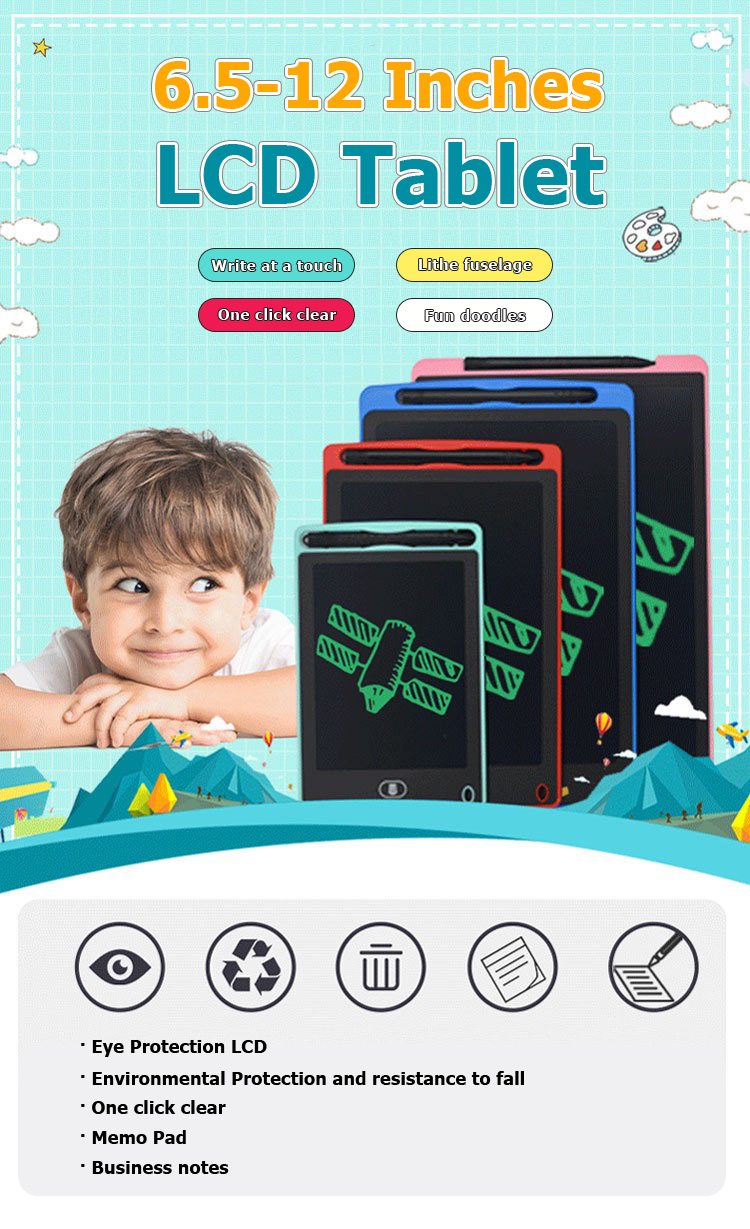Creative Doodles 8.5 Inch LCD Drawing Tablet Portable Electronic Message Pad for Kids