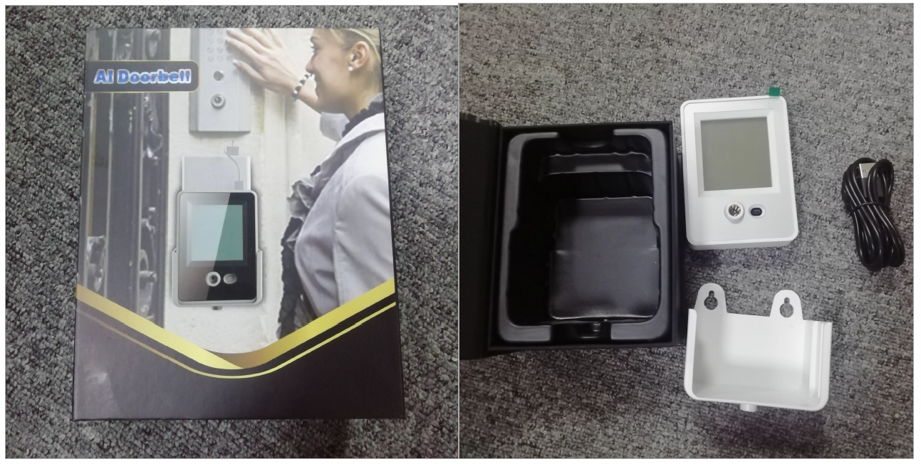 1920 X 1080 AI Doorbell Smart Sensor AI Infrared Thermometer