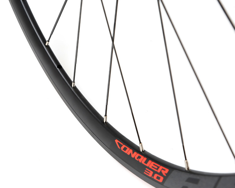 ISO Approval 30mm Rim Alloy Road Bike Wheels 700C With 2 Bearings