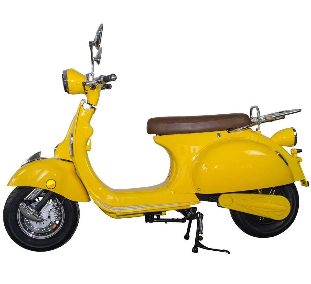 Steel Frame 2000W Adult Electric Motorcycle Scooter 45KM/h 60V Lithium Battery